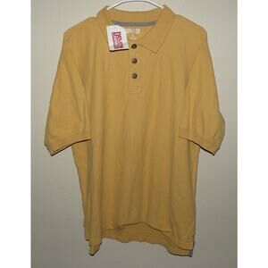 Duluth Trading Men’s Medium SS Polo Shirt Yellow NWT